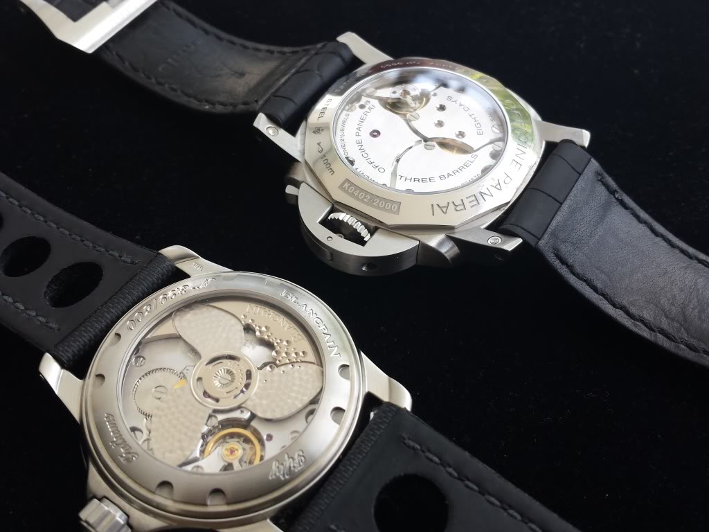 Match: Blancpain tribute to Fifty Fathoms Aqualung vs Panerai Pam233 20130802_125948_zps936cf7b1