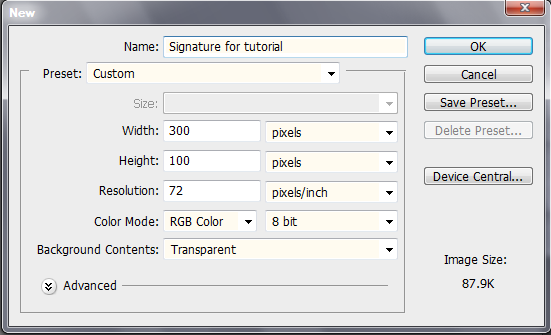 Guide - Simple GFX Tutorial [Photoshop CS3] Step1