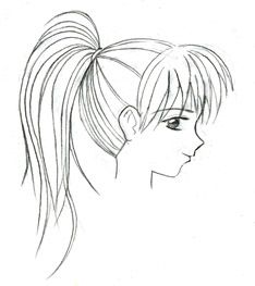 como dibujar cabello Cabello5