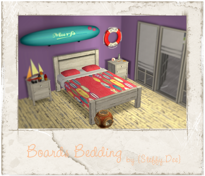 Beach Themed Bedding- Set #3 BoardsBeddingImage