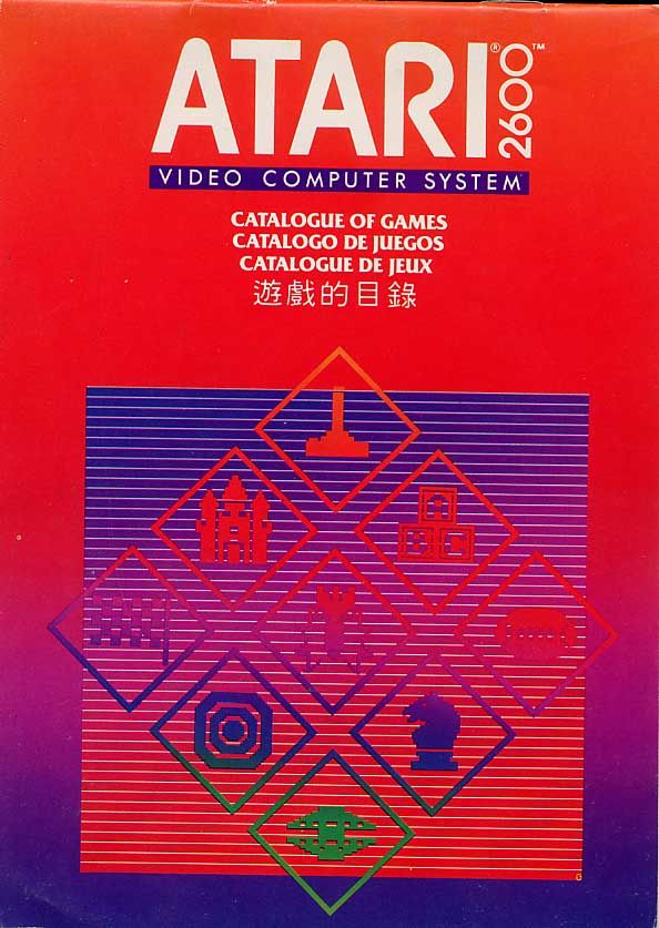 . CATALOGOS IMPRESOS JUEGOS ATARI 2600 C020520REV1Portada