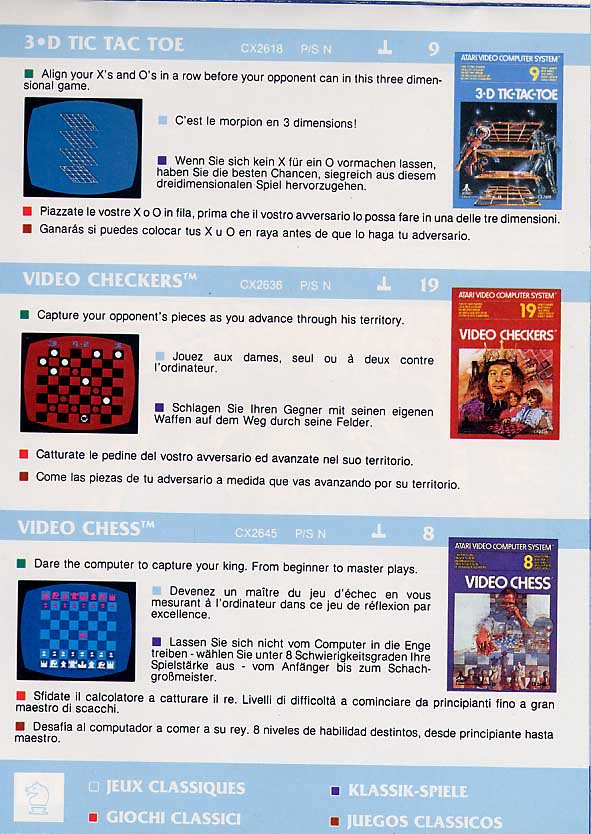 . CATALOGOS IMPRESOS JUEGOS ATARI 2600 CatAtari260018272Bpagina015