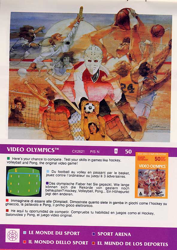 . CATALOGOS IMPRESOS JUEGOS ATARI 2600 CatAtari260018272Bpagina027