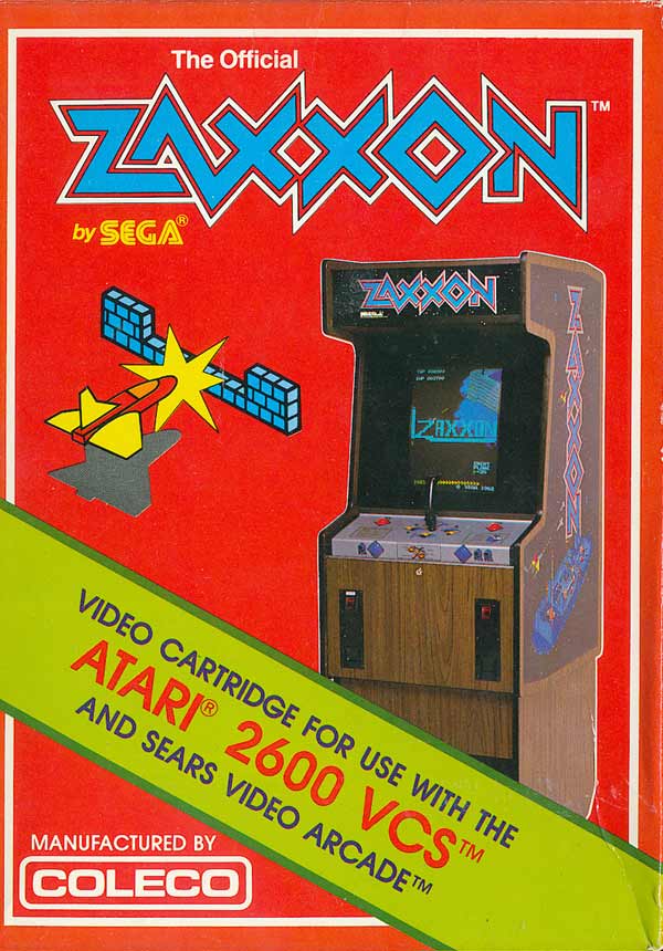 .MEGATOPIC CAJITAS BOXART 2600 FOTOS GRANDES Zaxxon2600