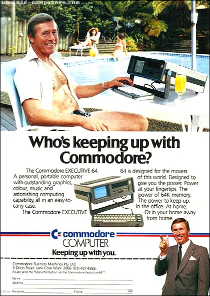 PUBLICIDAD IMPRESA ANTIGÜA Y GUARRA Stupid_commodore-executive-64