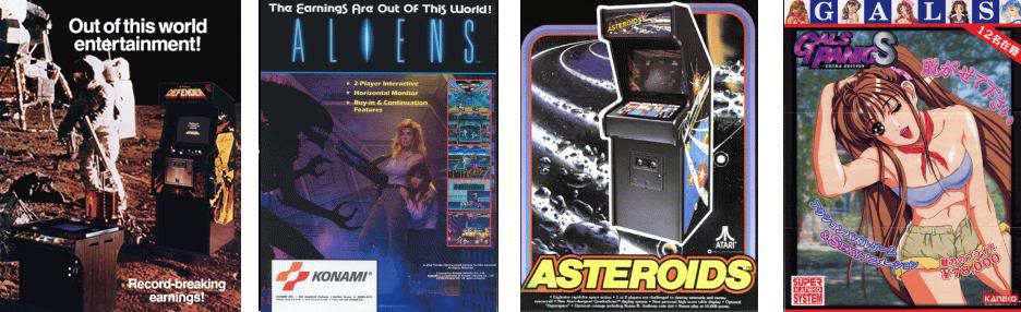 COLECCION FLYERS ARCADES