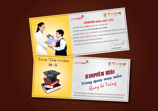 [Vinacacao] Khuyến mãi mừng ngày 20-11 Thecouponnho