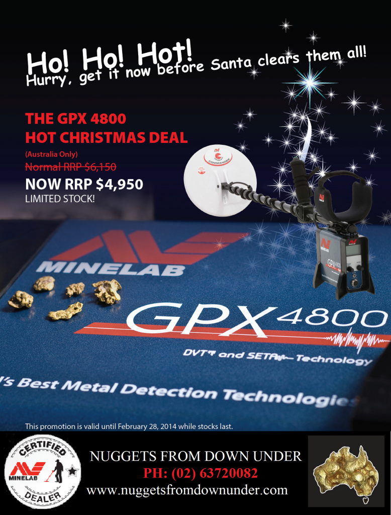 Nuggets From Down Under - Christmas Special Minelab GPX 4800 4800special_zps55692e83