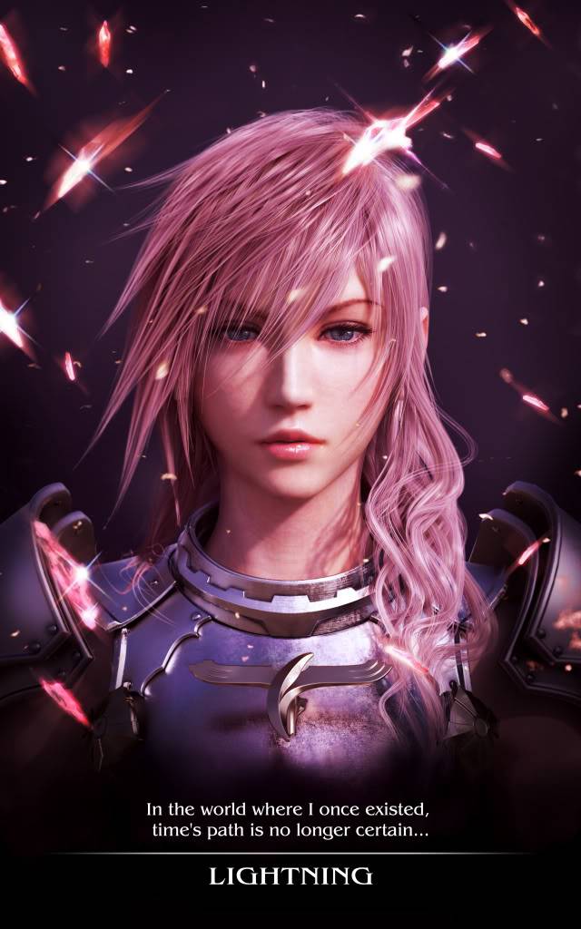 Lightning Fan-Art. FFXIII-2_CG_Lightning