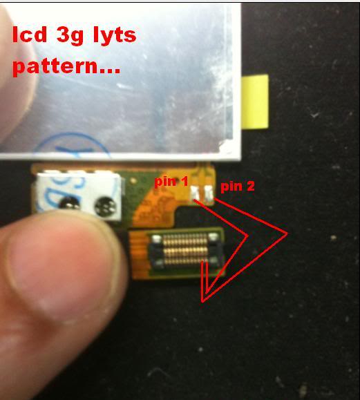 حل مشكلة اضاءة الشاشة اي فون 3GS Lcd3g