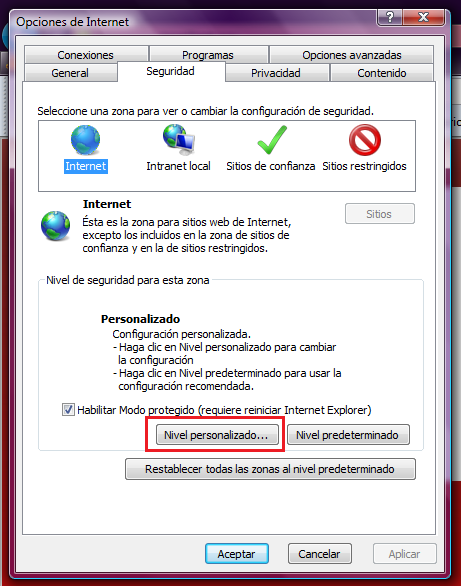 [Solución] Si les sale que el sitio no es seguro con el Internet Explorer. Sec4