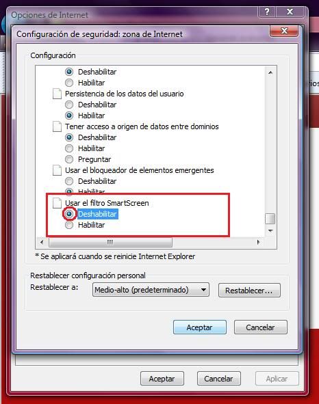 [Solución] Si les sale que el sitio no es seguro con el Internet Explorer. Sec6