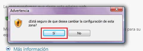 [Solución] Si les sale que el sitio no es seguro con el Internet Explorer. Sec7