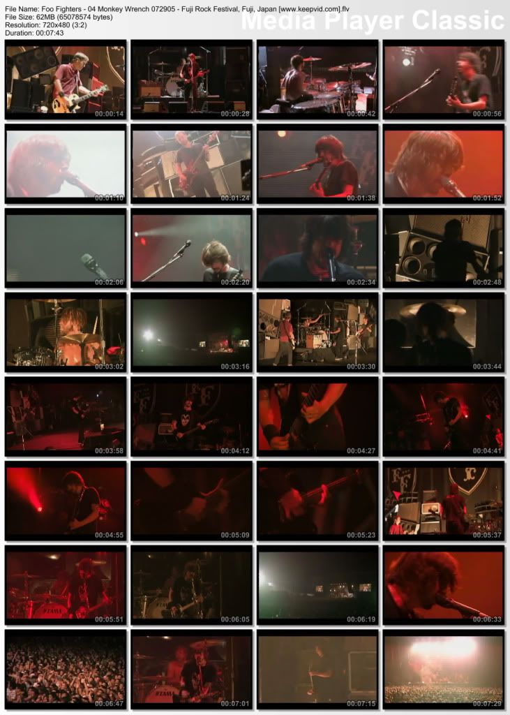 Foo Fighters Live At Fuji Rock Festival Japon - Mediafire 4thumbails