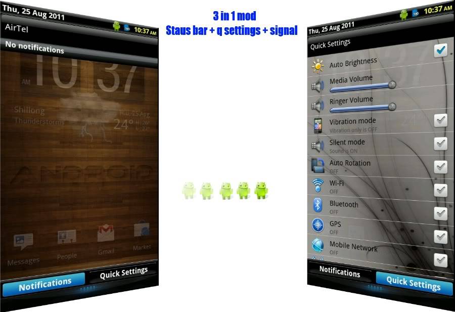 [HTC SENSATION] Coredroid Rom 2.4 Mods + Batt + sysui + Transperancy + NEONS + Drop down menu 3in1