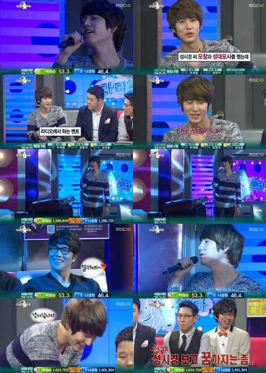 [NEWS] KyuHyun imita perfeitamente Sung Si Kyung na "Radio Star" Fg