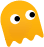 Pac-Man... Ghost_orange