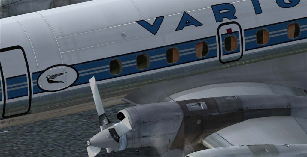 Varig electra II em HD X3