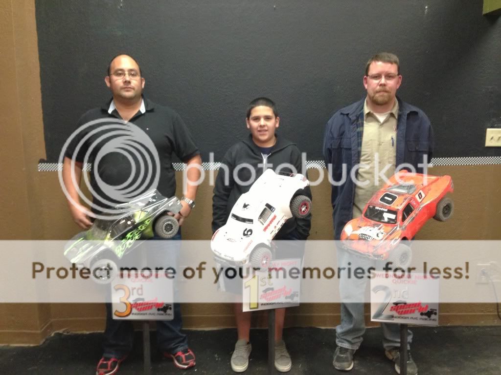 "WEDNESDAY NIGHT QUICKIE" RACE RESULTS/PODIUM PICS 4WDSHORTCOURSESPORTSMAN