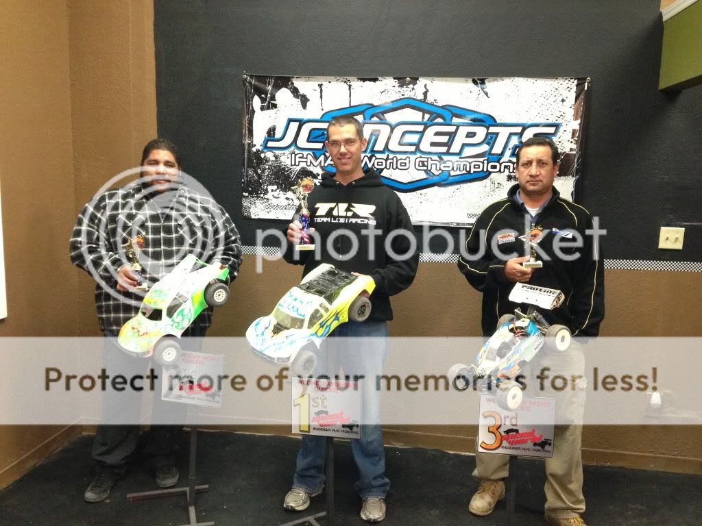 "WEDNESDAY NIGHT QUICKIE" RACE RESULTS/PODIUM PICS PODIUMR3_Race_06_4WDSHORTCOURSEEXPERT_A-Main