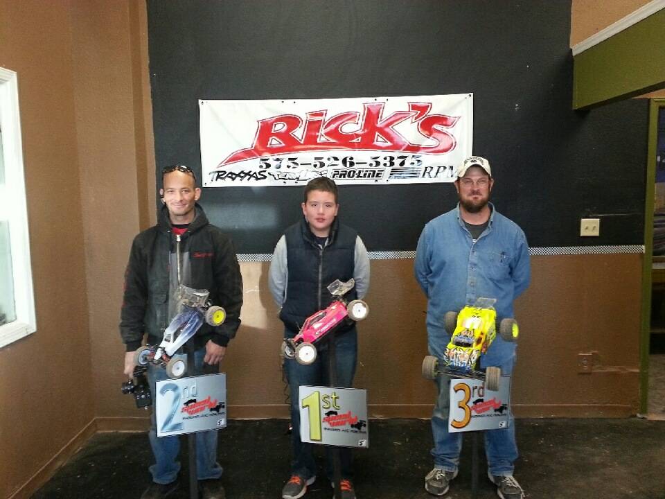 1-12-2013 Speed World R/C Raceway Club Race Race Results 10thScale2WDBUGGY