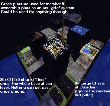 5x5 Chunk Obsidian Base (8+ large chests of obsidian) Karnage-1