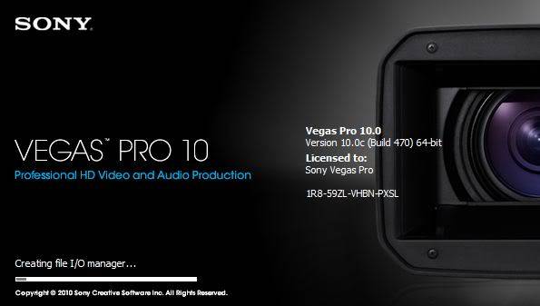 حصريا البرنامج الرائع في تحرير الفديو وعمل المنتاج و باخر اصدار وكامل Sony Vegas Pro 10.0с Build 469-470 (X86.X64) + Crack  SonyVegasPro100Build470x64