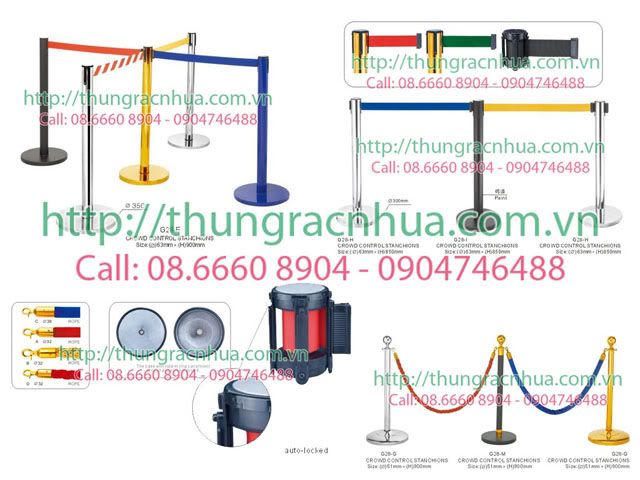 Thùng rác, cột chắn inox, máy móc thiết bị và hóa chất vệ sinh công nghiệp  Cotchaninox