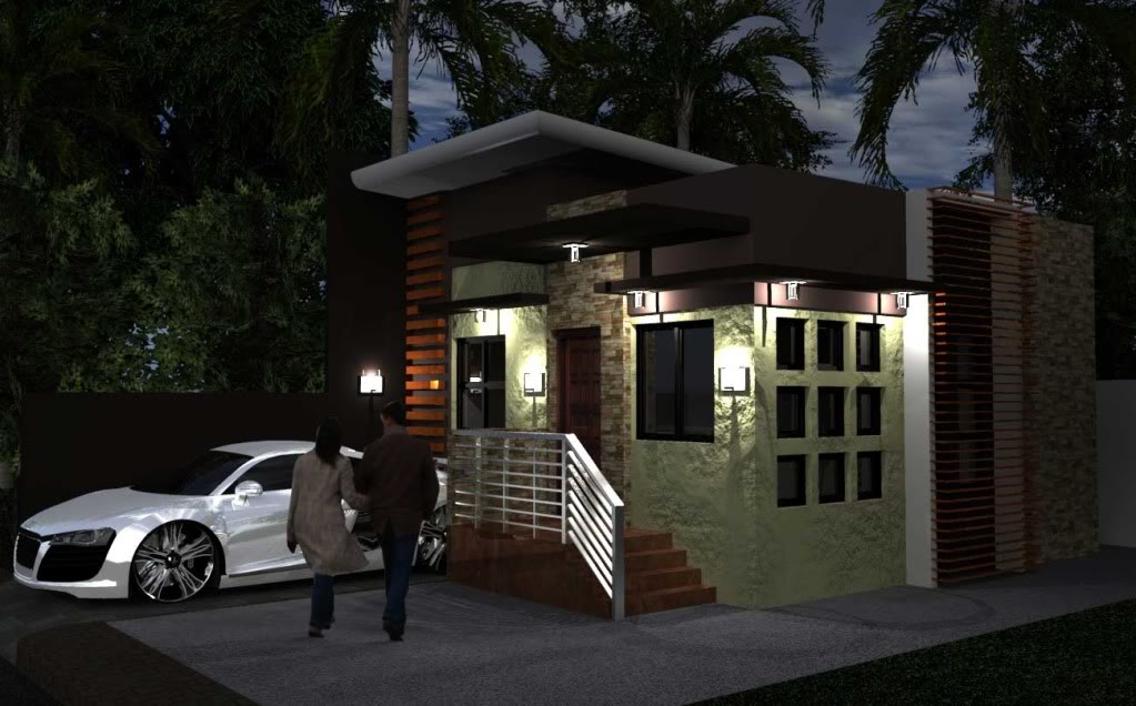 6x6m. res. sketchup+kerkythea Bungalow4