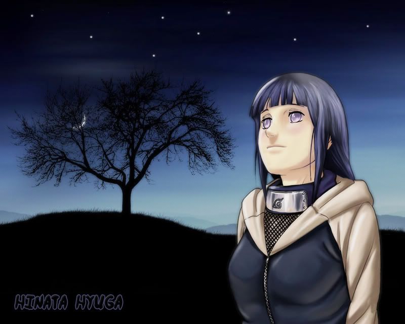 Naruto Hinata-hyuga-in-the-night