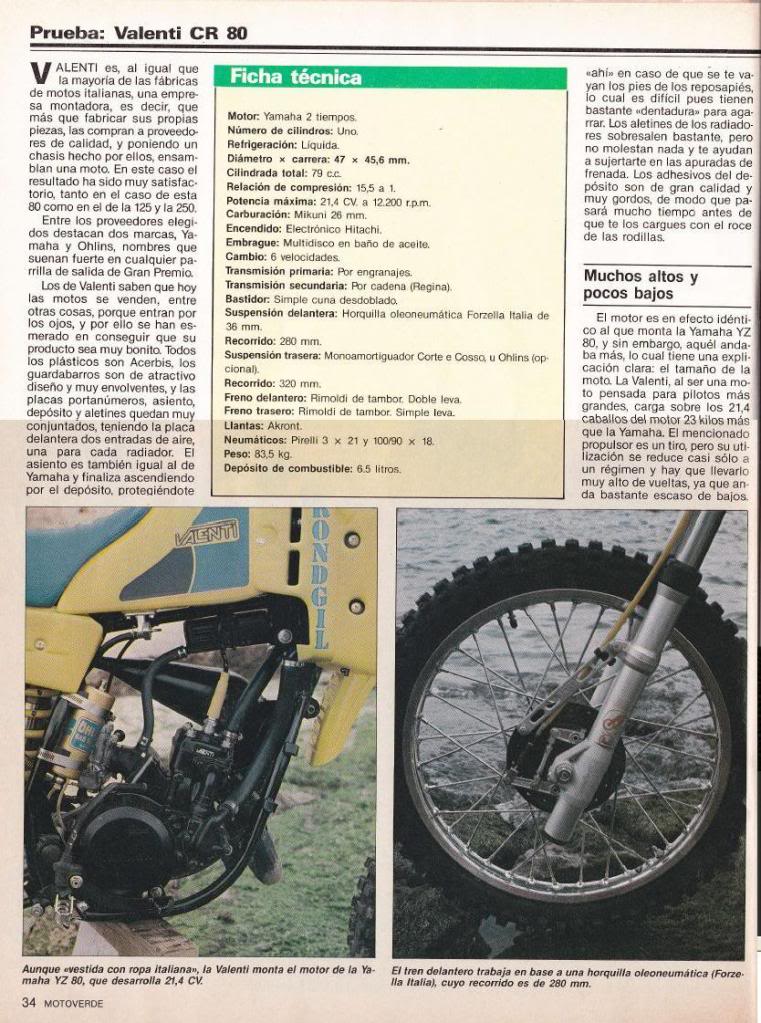 Valenti CR 80 - Moto Verde 69 - Abril 1984 02-1