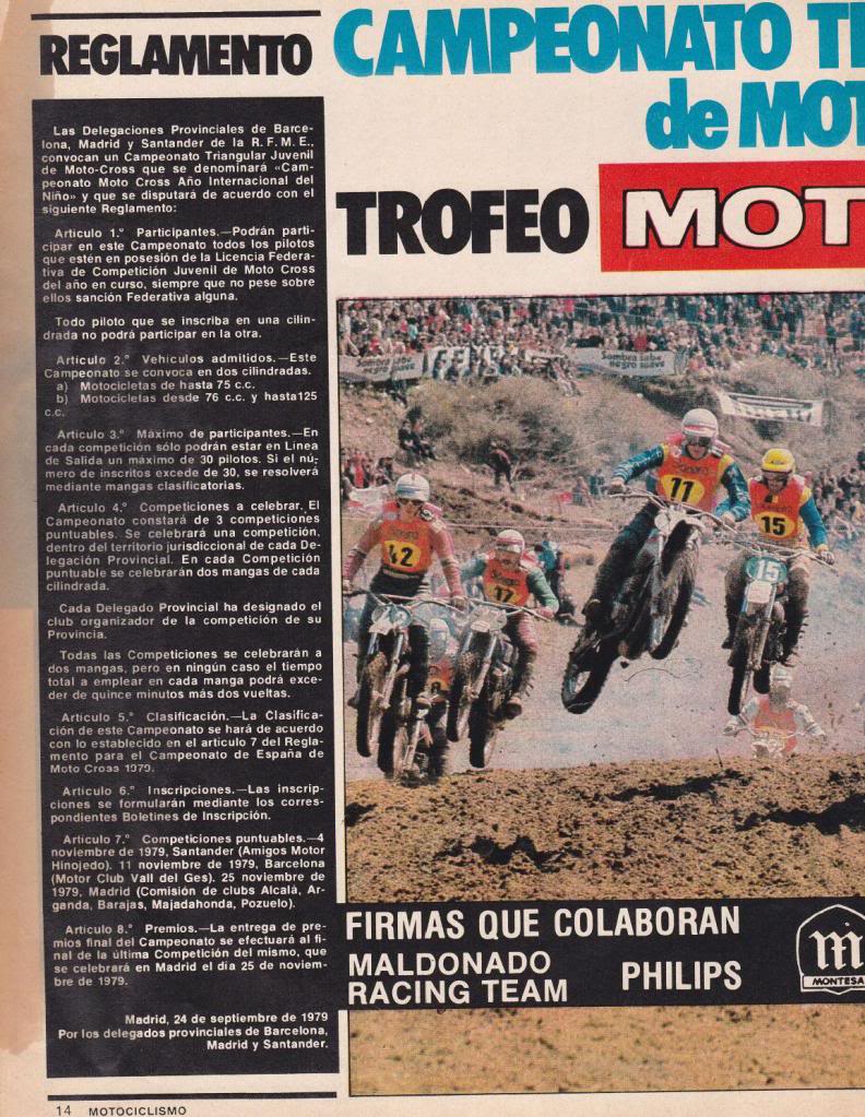 Motociclismo 629 - Octubre 1979 - Triangular Juvenil IMG-3