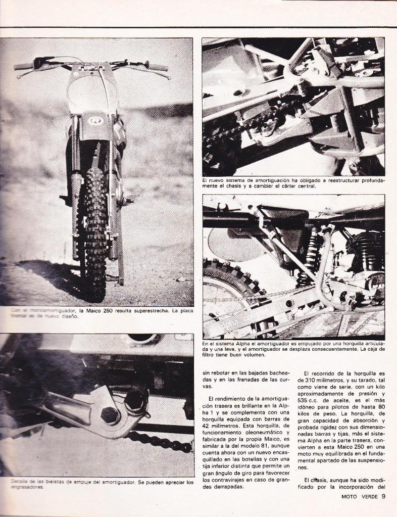 Maico 250 Alpha 1 - Moto Verde 42 - Enero 1982 A4
