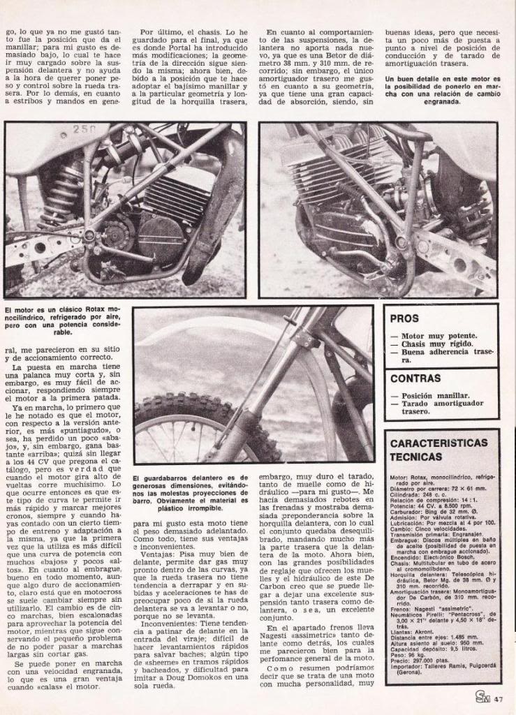 Portal 250 MX - Solo Moto 334 - Mayo 1982 Z4