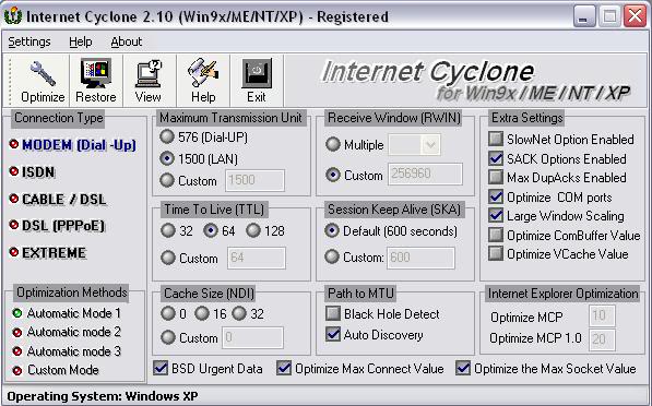  برنامج أعصار تسريع الانترنت Internet Cyclone-arabic.exe InternetCyclonev210