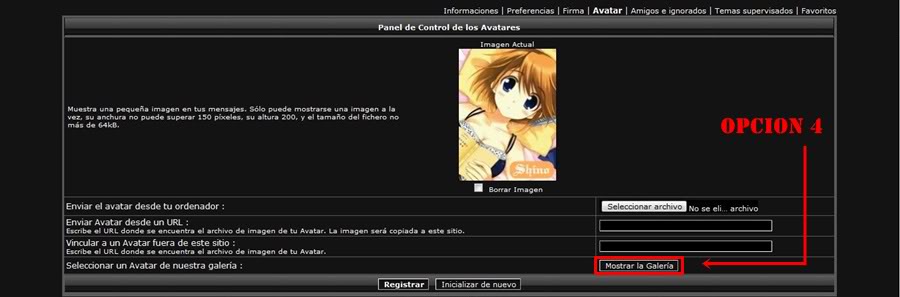 Como colocar la imagen del avatar Pase3opcion4