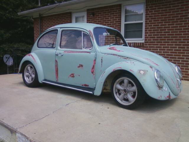 66 just painted her... almost done. =] Greenbug2