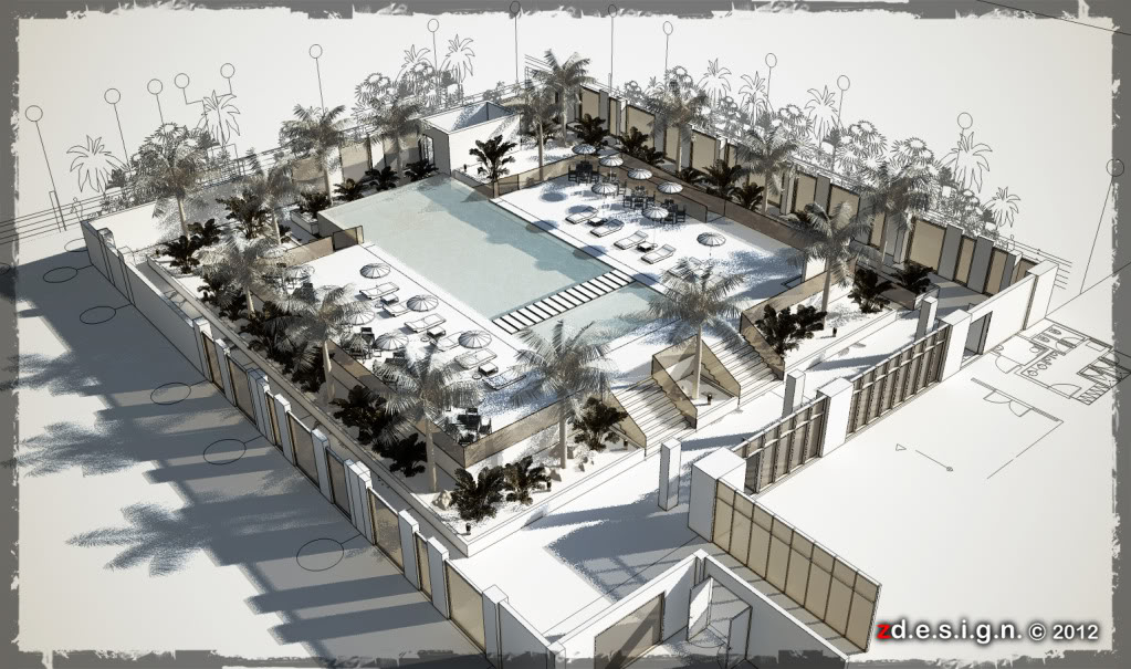 SWIMMING POOL ... sketchup in Lumion + simple animation 5A