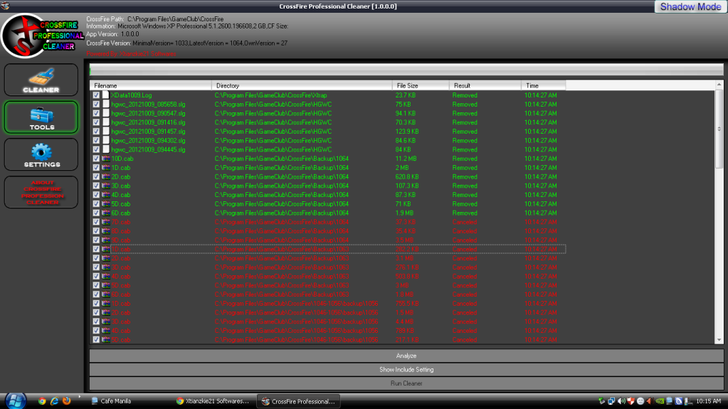 CROSSFIRE PROFESSIONAL CLEANER NEW RELEASE [1.0.0.0] THIS IS NEW AND NO BUGS 2