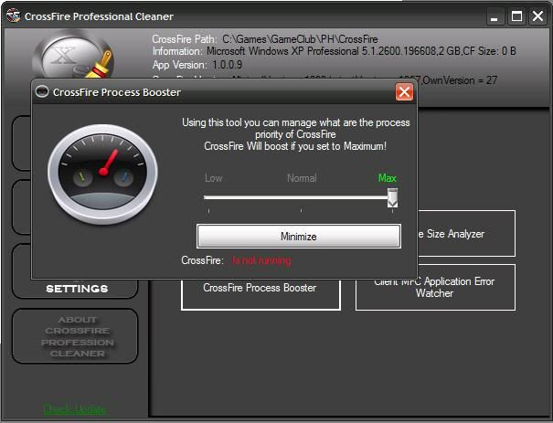 CrossFire Professional Cleaner Version 1.0.0.9  PreviewCFPC91