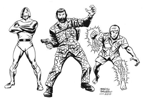 Action man & G.I Joe Artwork GI2520JOE2520inks