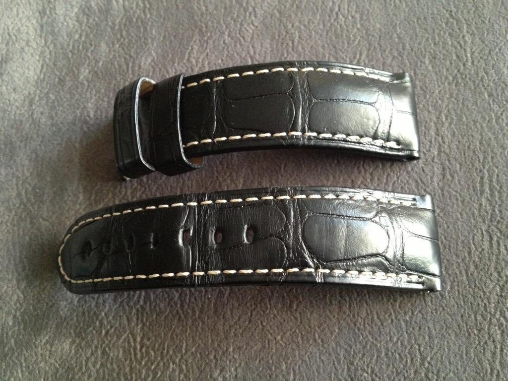 [VENDU] Bracelet Panerai OEM alligator noir XL 160 EUR File_zps021a0da7