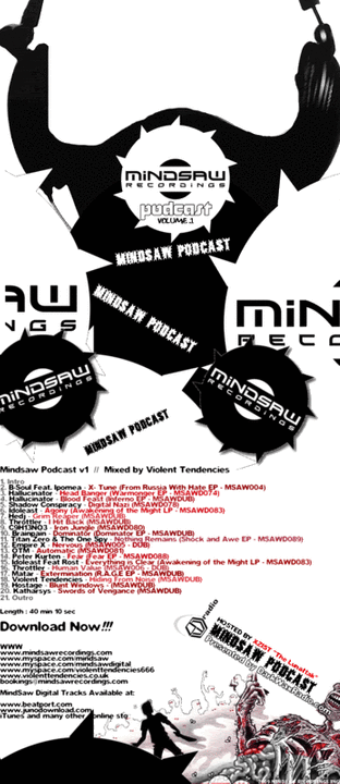 Mindsaw Podcast 01 - Hosted by Violent Tendencies Head