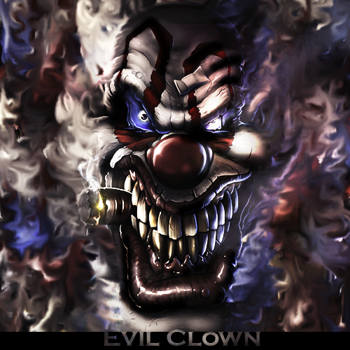 Mi Version del Payaso feoo en smudge EvilClown