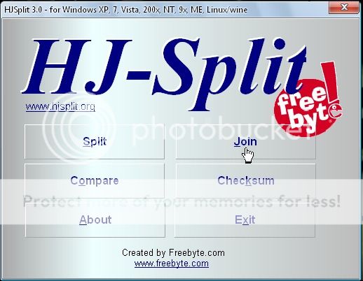 Tutorial HJ-Split: Unir archivos  HJ-Splittutorial01v2