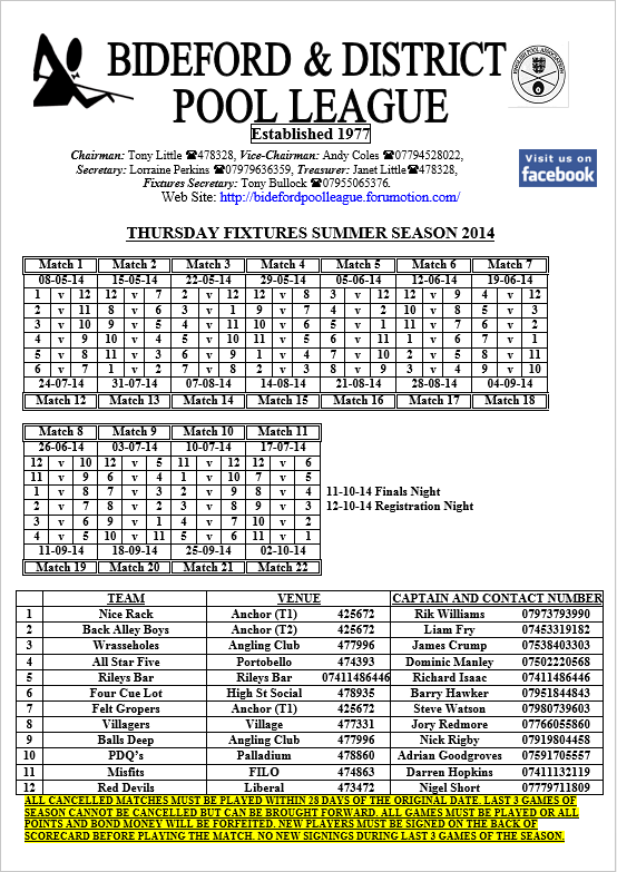 Thursday Fixtures Summer 2014 THUFIXSUM14_zps1e43fad0