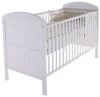 Kiddicare Warwick Cot Bed in White Warwickcotbed