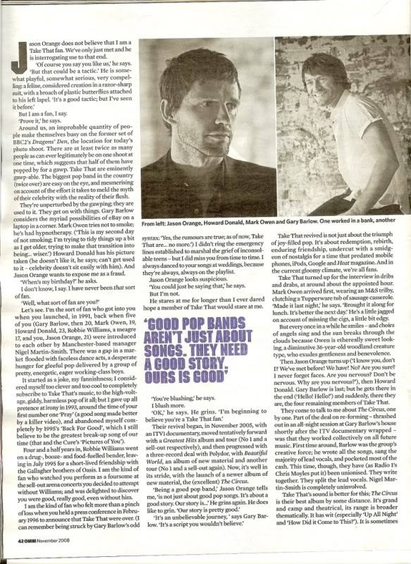 TAKE THAT in THE OBSERVER MAGAZINE 9TH NOVEMBER ! - Page 2 Scan0010