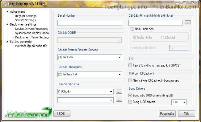 Easy Sysprep 3.1 Final Việt Hóa 6