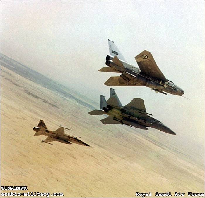 القوات الجوية الملكية السعودية F15 _ Royal Saudi Air Force F-15__F-5___Lightning_2